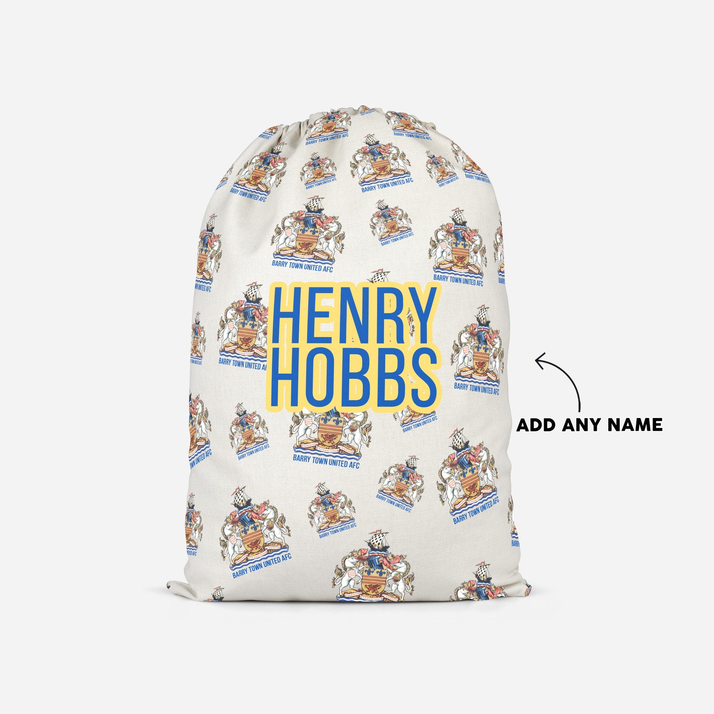 Barry Town Christmas Sack - Multi Logo