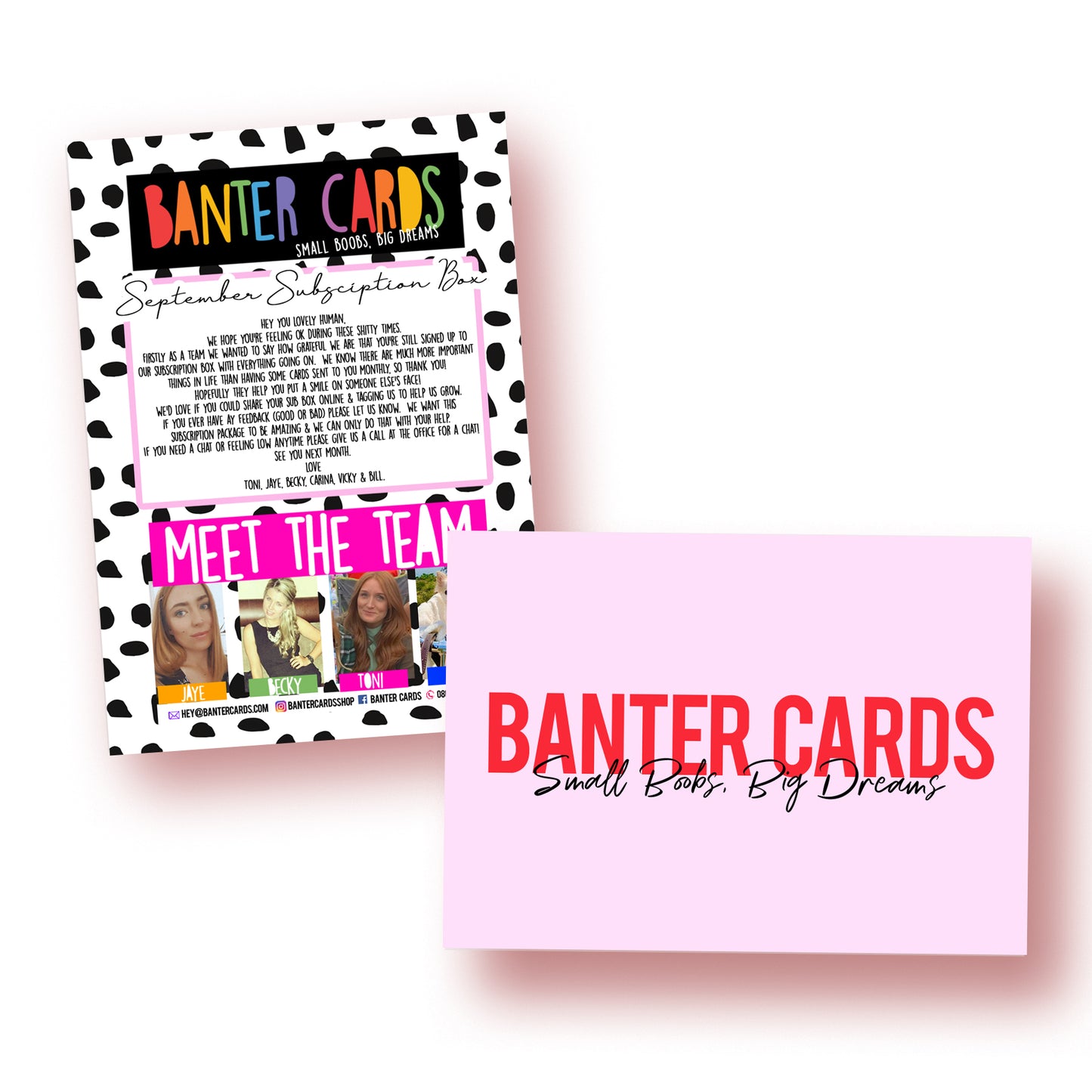 A6 Compliment Slips