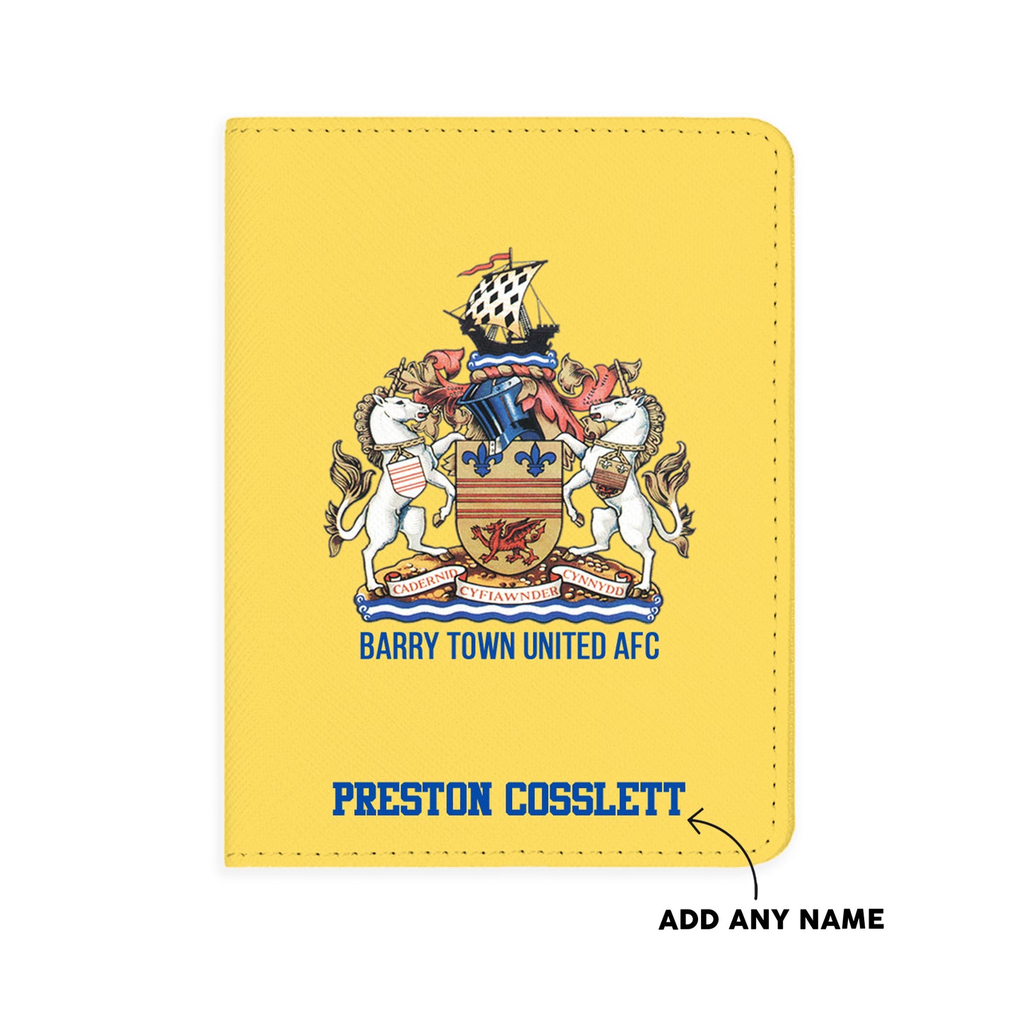 Barry Town Passport Cover