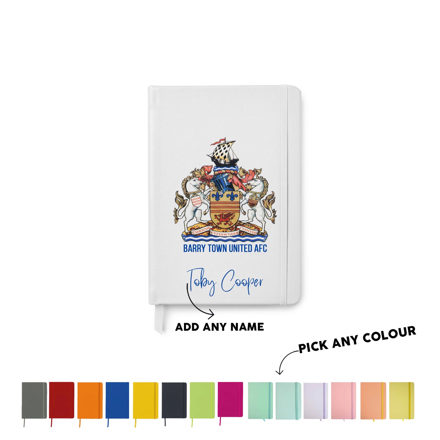 Hardback Barry Town Noetpad
