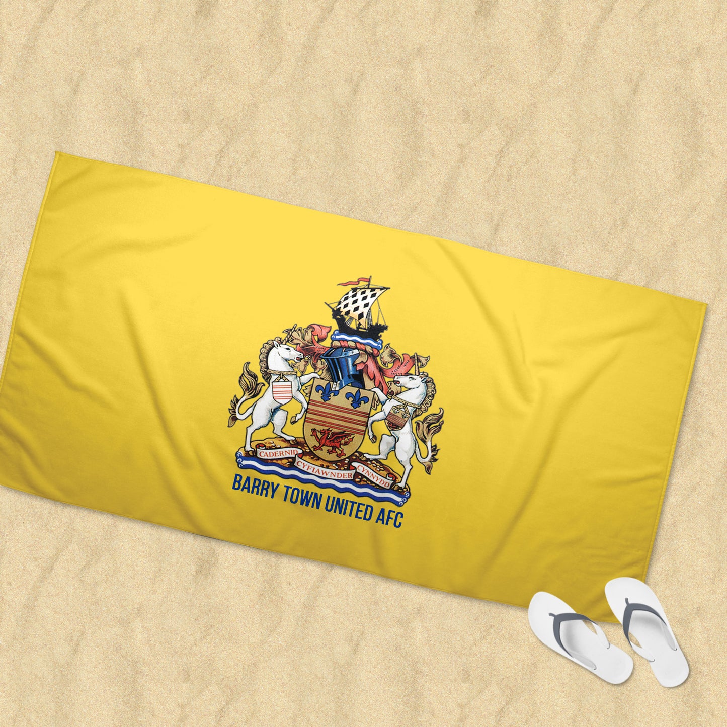 Barry Town Towel - Yellow Towel