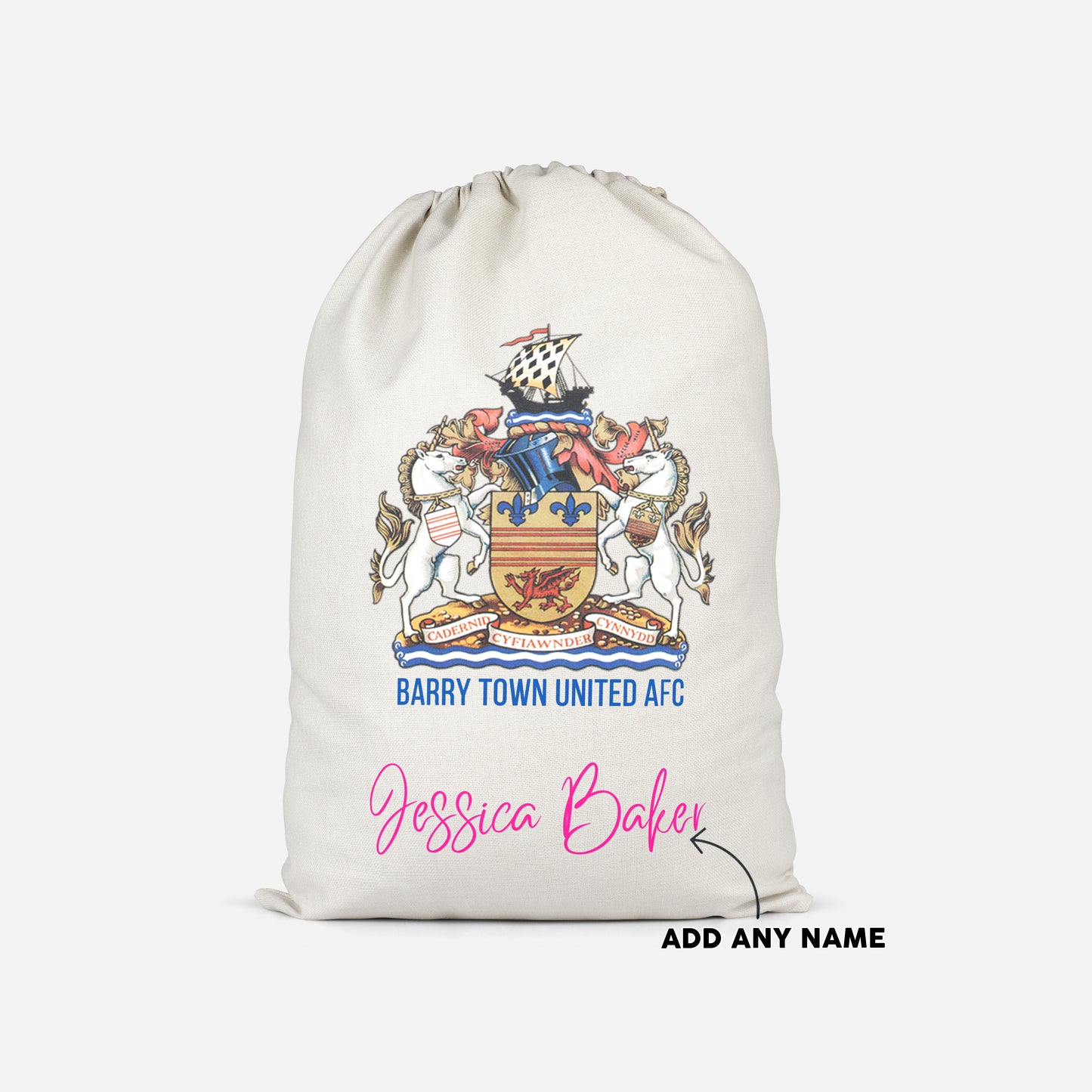 Barry Town Christmas Sack - Large Logo