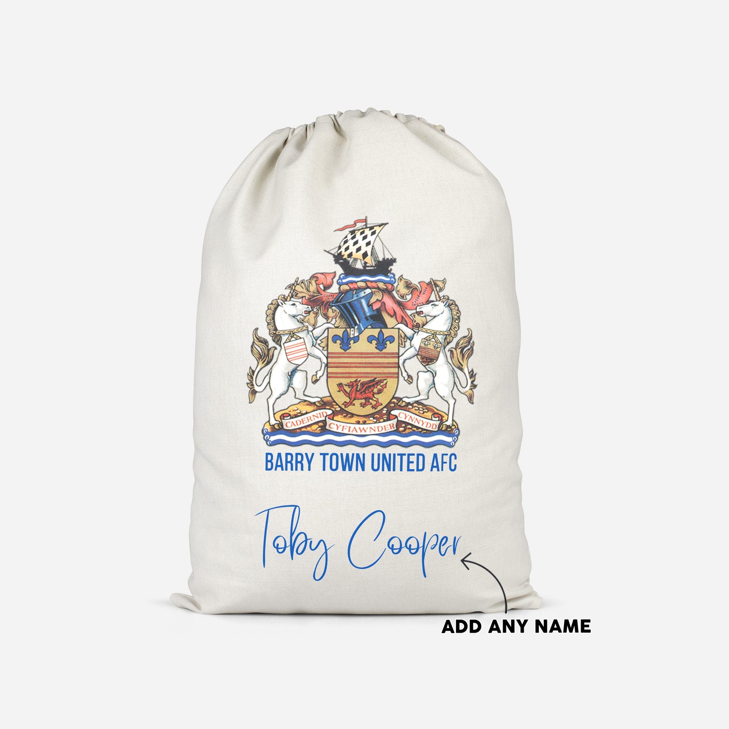 Barry Town Christmas Sack - Large Logo