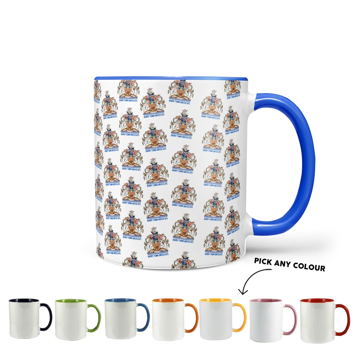 Barry Town Mug - Multi Logo