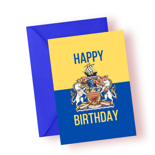 Happy Birthday - Barry Town - Greeting Card