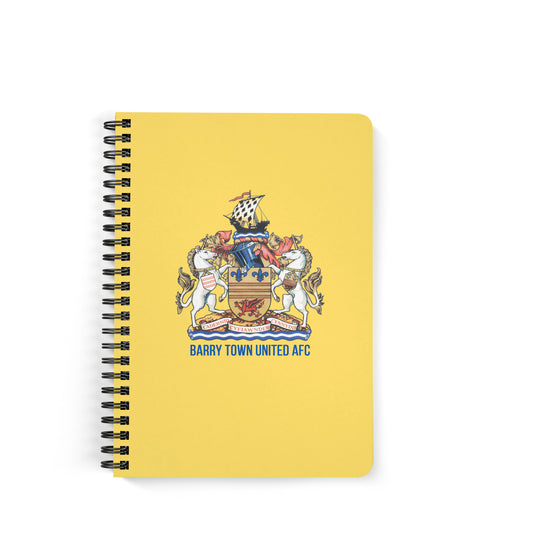 Barry Town Paperback Notepad - Yellow