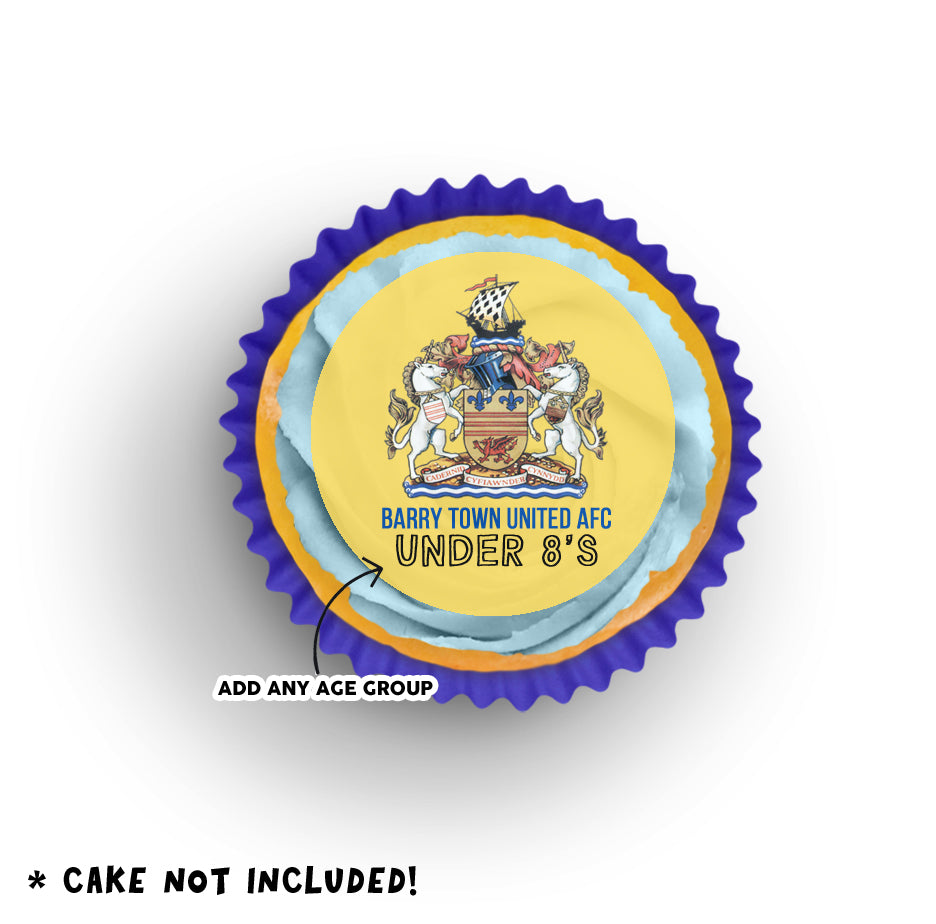 Barry Town Wafer Cake Toppers